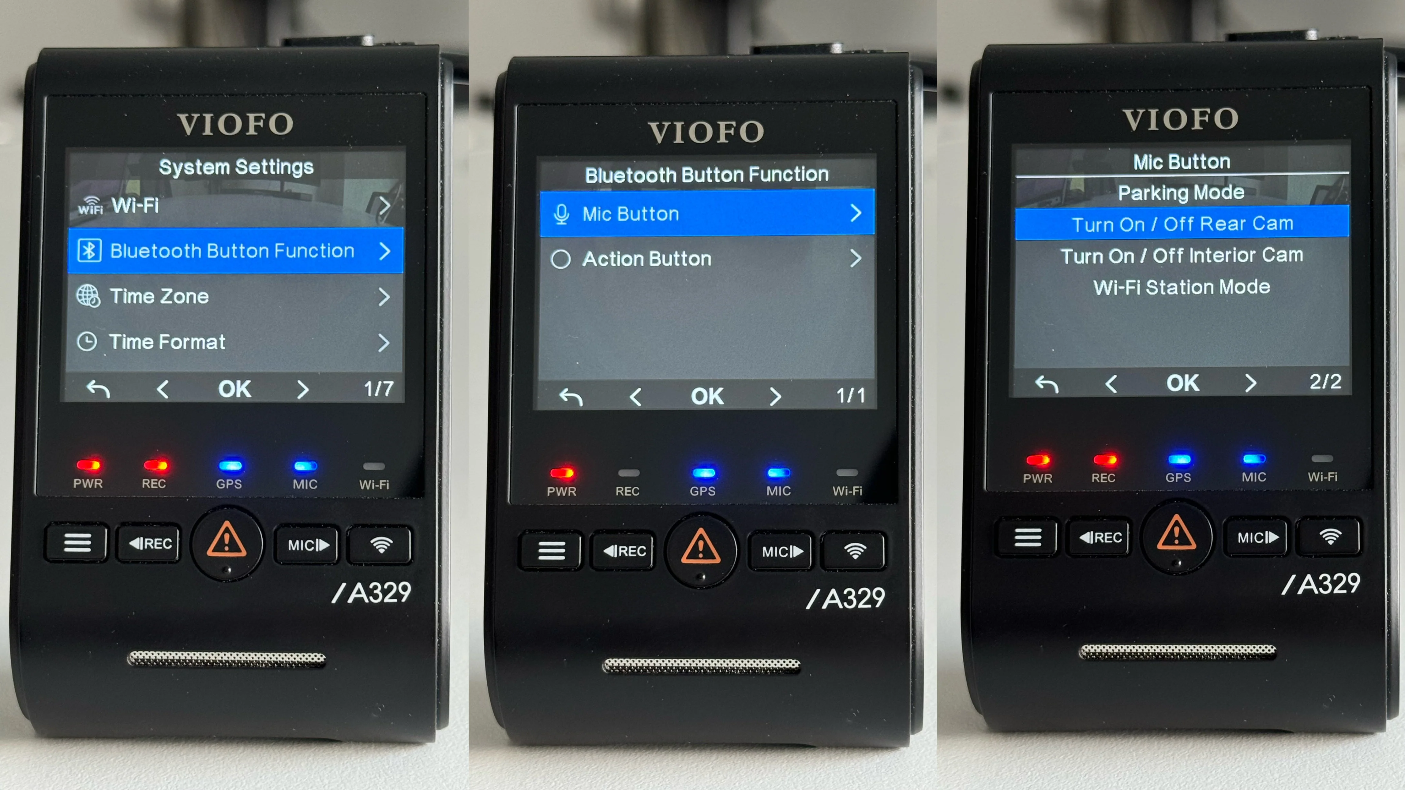 Expanded Bluetooth Button Function Settings