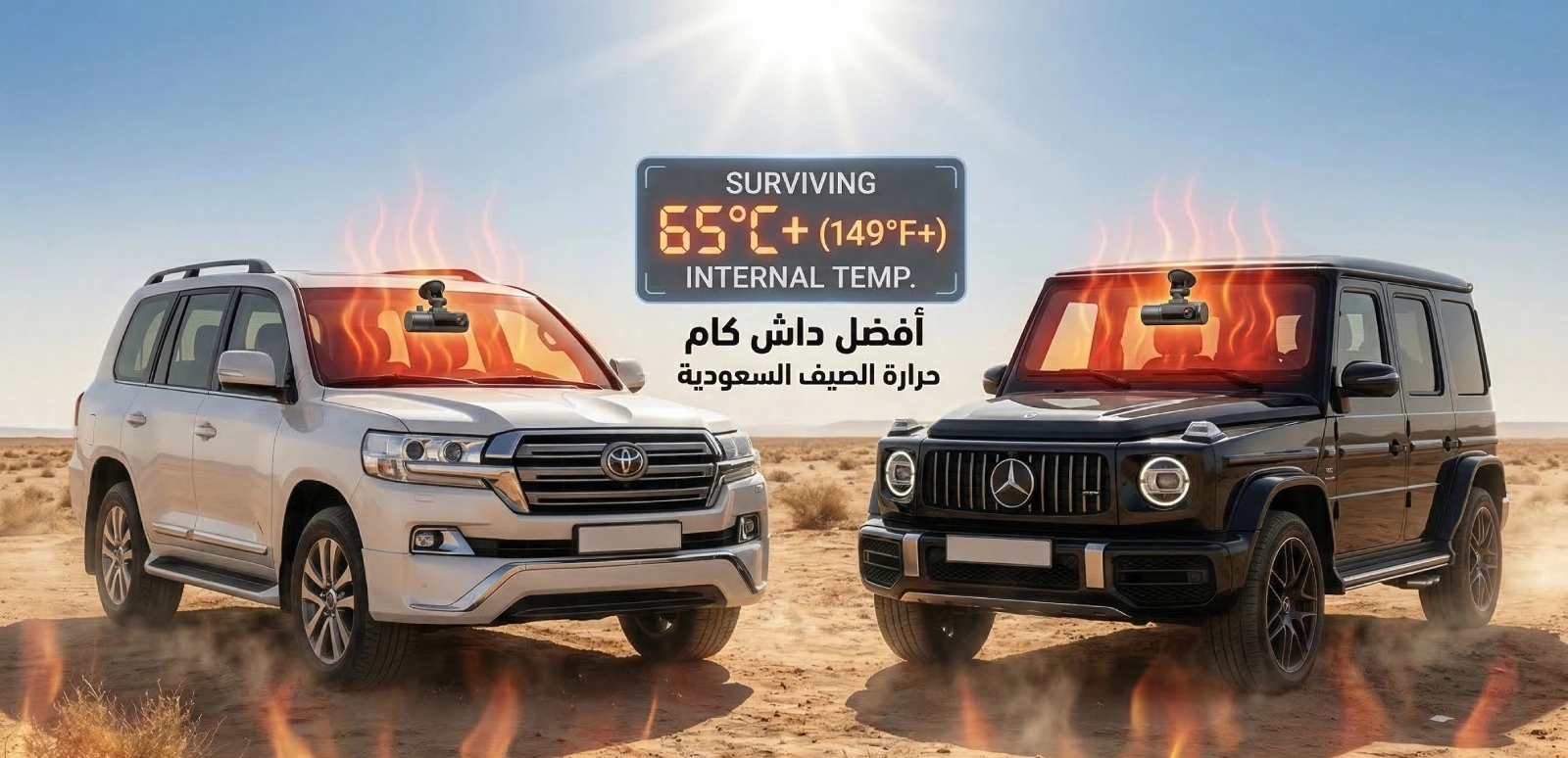 أفضل أنواع داش كام مخصصة لأجواء السعودية الصيفية