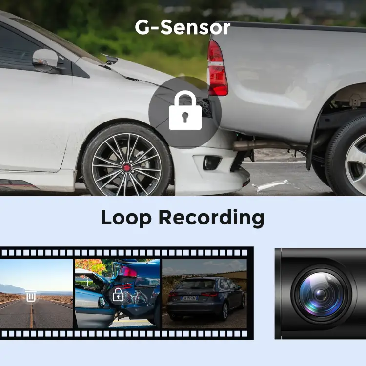 Azdome 300 Dashcam G Sensor