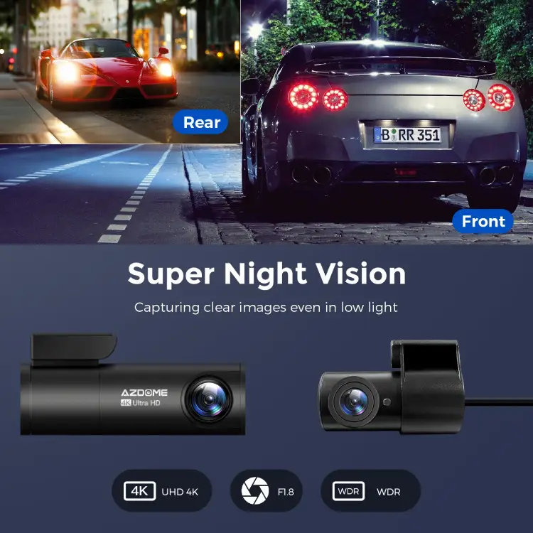 Azdome 300S Dashcam Night vision