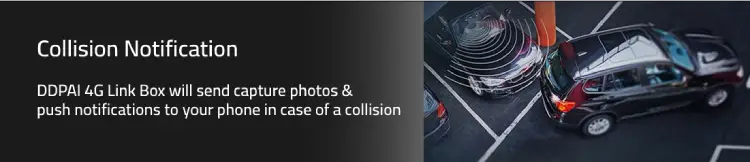 DDPAI 5X PRO 4G Collision Notification