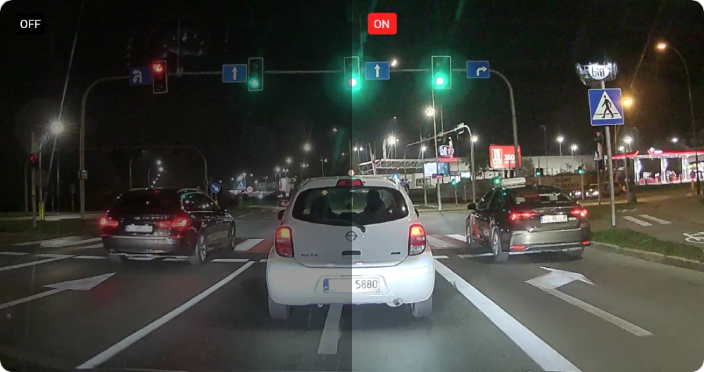 Auto Night Vision with AI Control