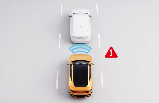 Virtual Bumper Collision Alarm