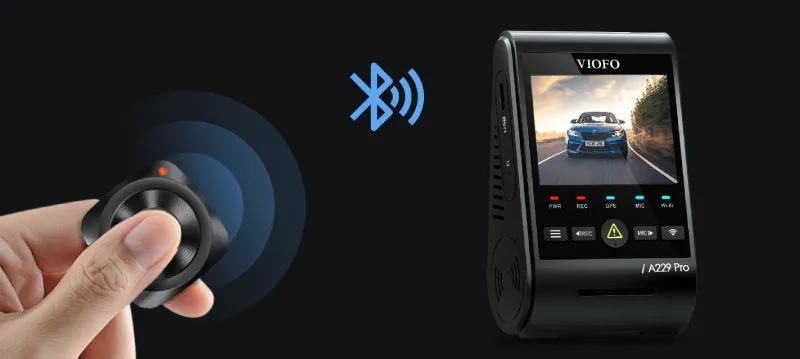 Viofo A229 PRO 3CH Bluetooth Remote Control (Optional)