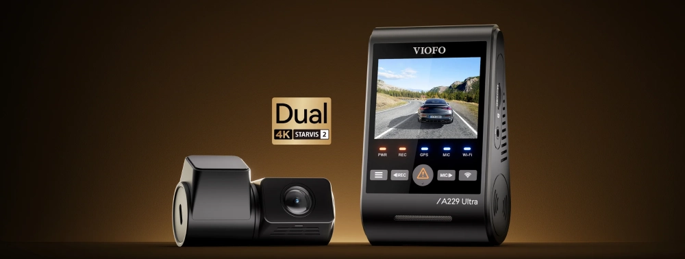 VIOFO A229 Ultra 2CH 4K Front+4K Rear Dashcam