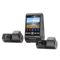 نظام كاميرا الداش كام الثلاثي VIOFO A229 Ultra 3CH يتميز بكاميرا أمامية بدقة 4K وخلفية 4K وداخلية بدقة 1080p