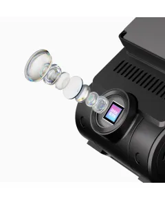 Close-up of the 4K front dash cam equipped with the flagship Sony STARVIS 2 IMX678 sensor