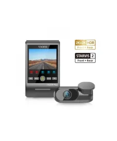 2CH dash cam demonstrating High Dynamic Range (HDR) technology for clear license plate capture at night