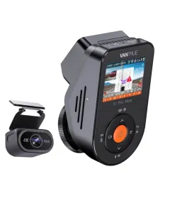 Close-up of the front rear lens equipped with a Sony STARVIS 2 sensor and HDR technology for clear night vision