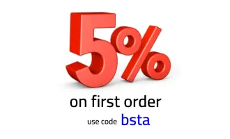 A 5% discount on first order