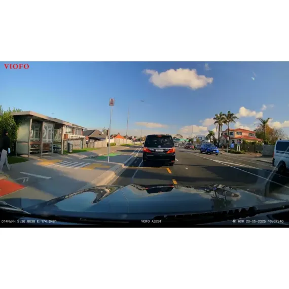 تسجيل الكاميرا الأمامية Viofo 329T