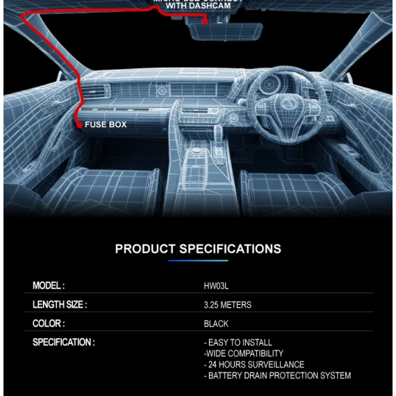 طقم تمديدات HW03L لكاميرات أزدوم M300/M300S