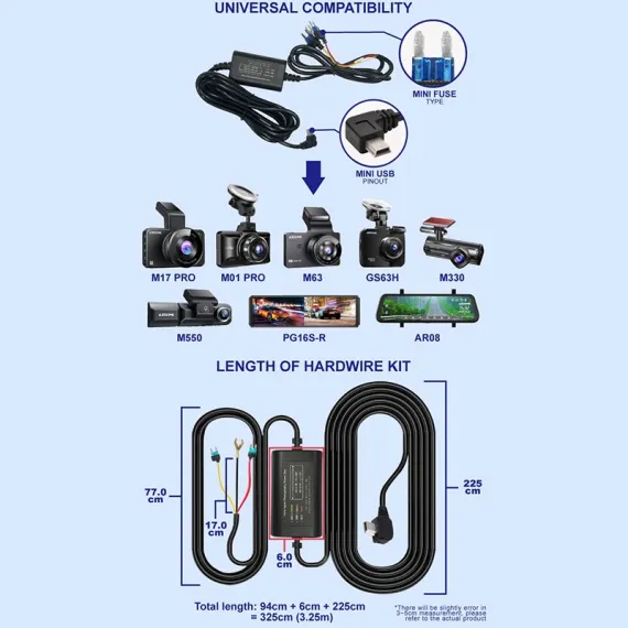 طقم تمديدات HM03R لكاميرات أزدوم M550