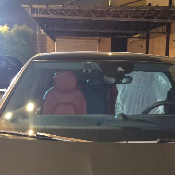 Viofo A329 installed in Porsche Cayenne 2025 - Front Camera outside view