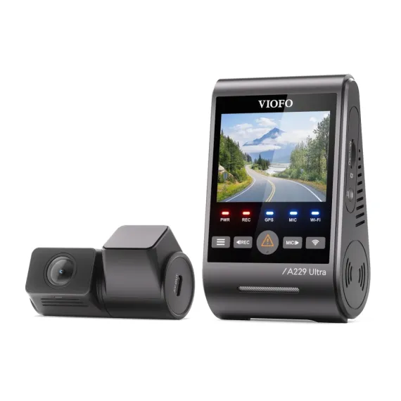 Viofo A229 Ultra 2CH Front Right View Viofo A229 Ultra 2CH Front Right View