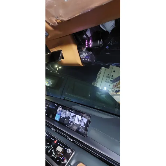 تركيب كاميرا أمامية وكاميرا داخلية من نوع Viofo A329S