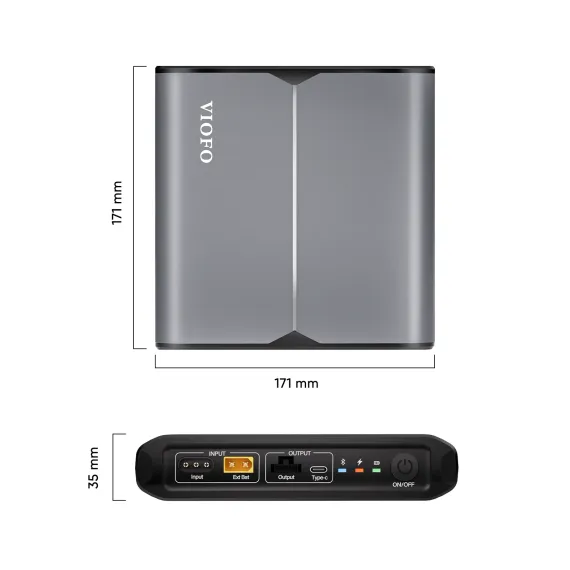 VIOFO BP100 7650mAh High Capacity Dash Cam Battery Pack