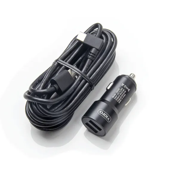 Full Set image of VIOFO D5000 Type-C Dual USB Cigarette Charger